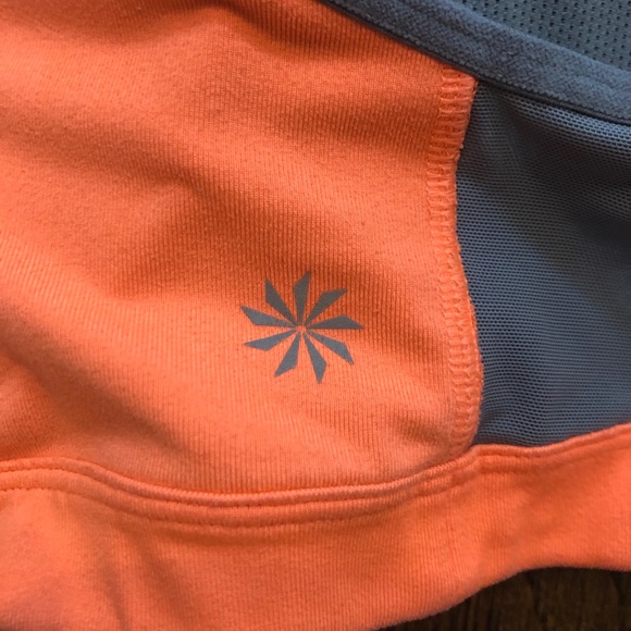 Athleta Stunner Sports Bra - Orange Size Small - Picture 8 of 10